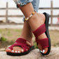 Åndbare slide-sandaler i mesh til kvinder