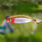 Realistisk 3D-sæt med flydende agn og 3 kroge
