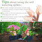 Fugleformet gennemsigtig plantevanddispenser