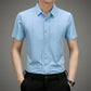 Stretch Anti-Wrinkle Ice Silk Shirt til mænd