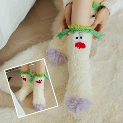 [Julegave] Termiske Gulvstrømper I Koralfløjl