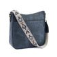 Alsidig crossbody-taske i læder til kvinder