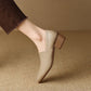 ✨ Spring/Summer Hot Sale 50% rabat 💕Kvinders Vintage Pointed Toe Slip-On Soft Shoes (Jo mere du køber, jo højere er rabatten)