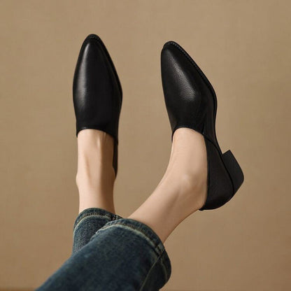 ✨ Spring/Summer Hot Sale 50% rabat 💕Kvinders Vintage Pointed Toe Slip-On Soft Shoes (Jo mere du køber, jo højere er rabatten)