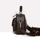 Elegant dobbeltlags crossbody-taske med bred rem