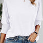 🔥Varmt salg🏆Damemode 3/4 ærmer Rund hals Basic Business T-shirts