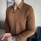 Casual enfärgad fuskoverall i 2 delar för män