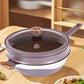 Multifunktionel non-stick stegepande med låg