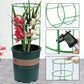 Aftageligt plantestativ med støttepæle til planter, blomster og frugter