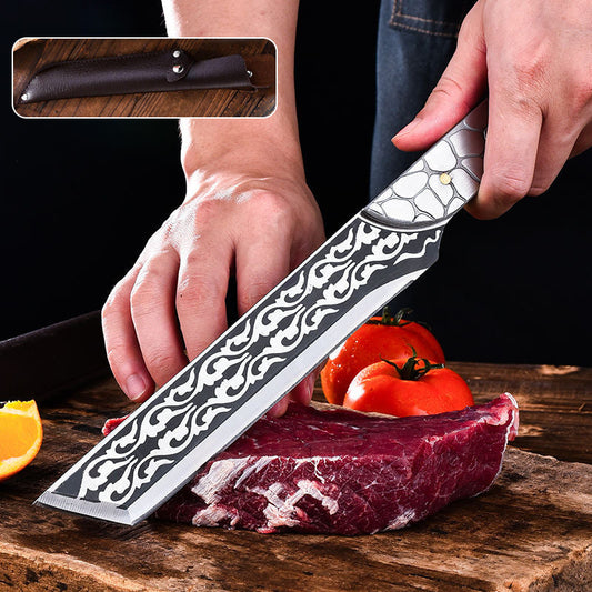 💥Håndlavet kniv med iskold drage! (Julekampagne ⛄)