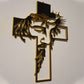 Jesus kors metalskilt Kristus vægdekoration