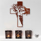 Jesus kors metalskilt Kristus vægdekoration