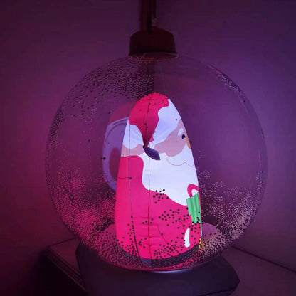 Udendørs jul PVC oppustelig dekoreret bold
