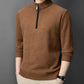 🔥60% rabat på juleudsalg🔥Quarter Zip Pullover til mænd med plysforing - Køb 2 og få gratis fragt