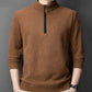 🔥60% rabat på juleudsalg🔥Quarter Zip Pullover til mænd med plysforing - Køb 2 og få gratis fragt