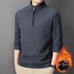 🔥60% rabat på juleudsalg🔥Quarter Zip Pullover til mænd med plysforing - Køb 2 og få gratis fragt