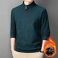 🔥60% rabat på juleudsalg🔥Quarter Zip Pullover til mænd med plysforing - Køb 2 og få gratis fragt