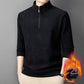🔥60% rabat på juleudsalg🔥Quarter Zip Pullover til mænd med plysforing - Køb 2 og få gratis fragt