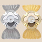 Skinnende diamant sommerfugl mesh-ur