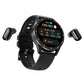(GRATIS FORSENDELSE) 2 I 1 SMARTWATCH MED ØRETELEFONER (TIL IPHONE OG ANDROID)