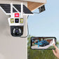 🎦360° smart solovervågningskamera med overvågning på tre skærme✨