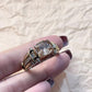🎁Varmt salg🔥Kraftig vintage zirkonia-ring med bredt bånd