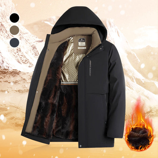 ✨Julespecialtilbud💖Parka til mænd med termisk hætte