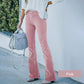 🎉2025 HOT SALE 50% RABAT🎉Højtaljede Slim Fit Flared Pants til kvinder