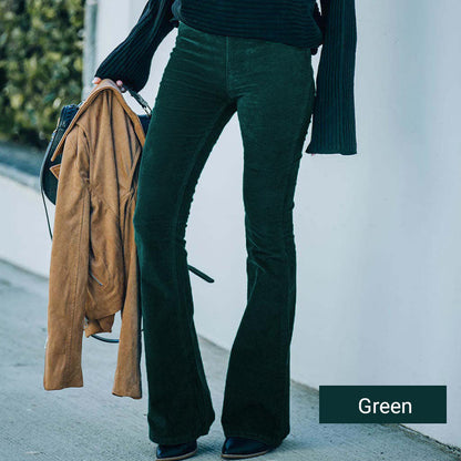 🎉2025 HOT SALE 50% RABAT🎉Højtaljede Slim Fit Flared Pants til kvinder