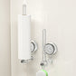 Multifunktionel toiletpapirholder med vakuumsugekop