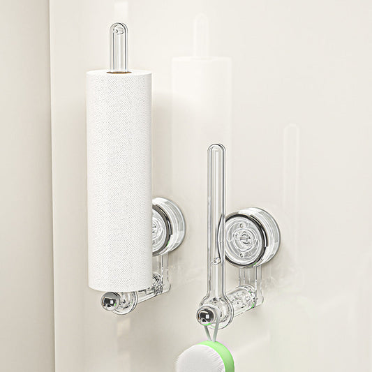 Multifunktionel toiletpapirholder med vakuumsugekop