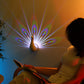 Peacock Projection Wall Lamp med fjernbetjening