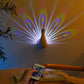 Peacock Projection Wall Lamp med fjernbetjening