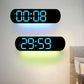 Multifunktionelt dekorativt digitalt LED-vægur