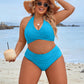 🏝️HOT UDSALG 49% FRA👙 Mavekontrollerende badedragter Modest High Waisted Bikini Sets