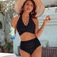 🏝️HOT UDSALG 49% FRA👙 Mavekontrollerende badedragter Modest High Waisted Bikini Sets