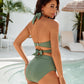 🏝️HOT UDSALG 49% FRA👙 Mavekontrollerende badedragter Modest High Waisted Bikini Sets