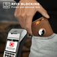 🔥Pop Up aluminiumsæske Pengeclips Smal læderkreditkortholder RFID-blokering Bifold Minimalistisk pung