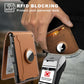🔥Pop Up aluminiumsæske Pengeclips Smal læderkreditkortholder RFID-blokering Bifold Minimalistisk pung