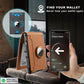 🔥Pop Up aluminiumsæske Pengeclips Smal læderkreditkortholder RFID-blokering Bifold Minimalistisk pung