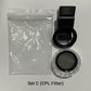 Polariseringsfilter med clips til mobiltelefoner