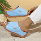 🔥 Varmt salg 50% rabat 🔥Casual Wedge Slide Sandals til kvinder
