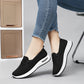 Letvægts åndbare slip-on fritidssko til kvinder
