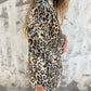 Blazer med leopardprint til kvinder