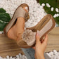 🌸Forårstilbud🌸Comfort Flower Slip-On-sandaler til kvinder
