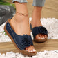 🌸Forårstilbud🌸Comfort Flower Slip-On-sandaler til kvinder