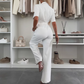 🌸Sommerudsalg 49% rabat🌸Kvinders jumpsuit med knapper og bindebånd i taljen