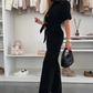 🌸Sommerudsalg 49% rabat🌸Kvinders jumpsuit med knapper og bindebånd i taljen