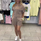 🌸Summer Hot Sale 57%OFF🌸Kvinders sommer kortærmet hættetrøje og underdel sæt