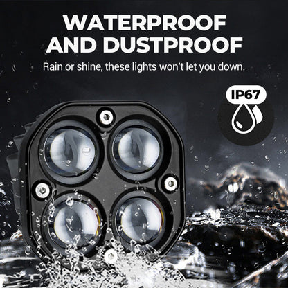 🔥Ny hot selling❤️‍🔥 4-LED-spotlight med høj lysstyrke
